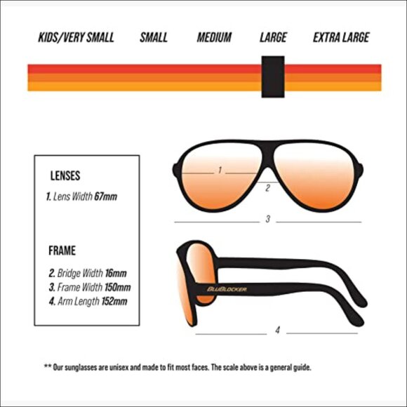 Aviator Sunglasses with Blue Light Blocking, Nylon Frames, Composite Lenses
